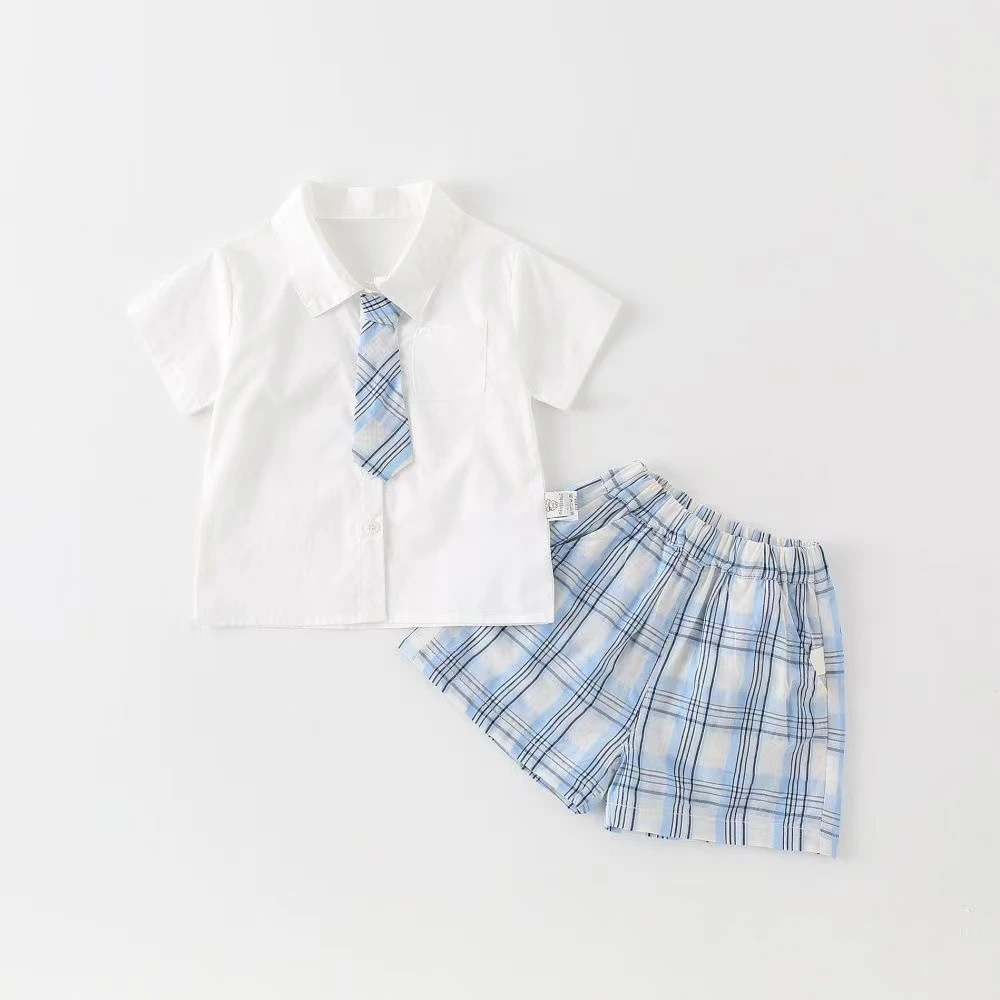 A045          白色衬衣JK套装