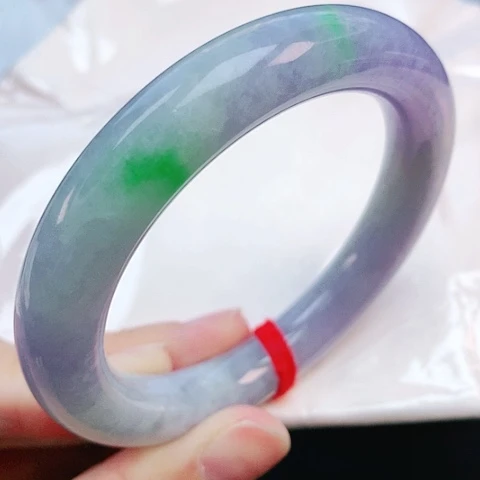 未镶嵌手镯翡翠55圆条882483
