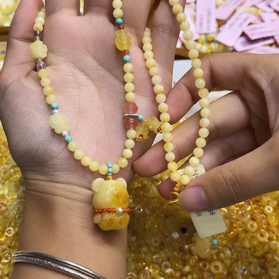 琥珀未镶嵌珠宝奇石