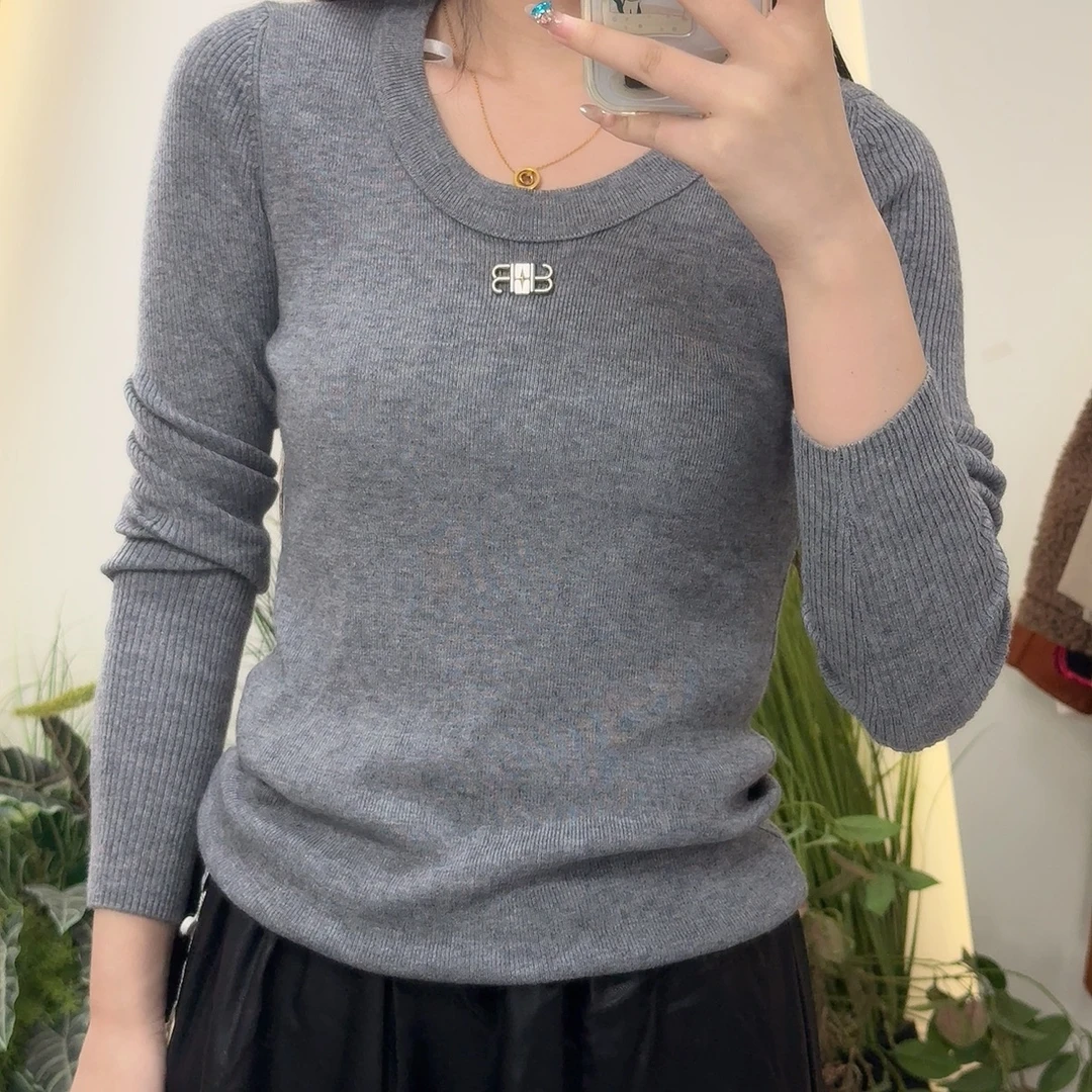 上衣女士厚款打底衫常规宽松型加厚款MCMM43XT34