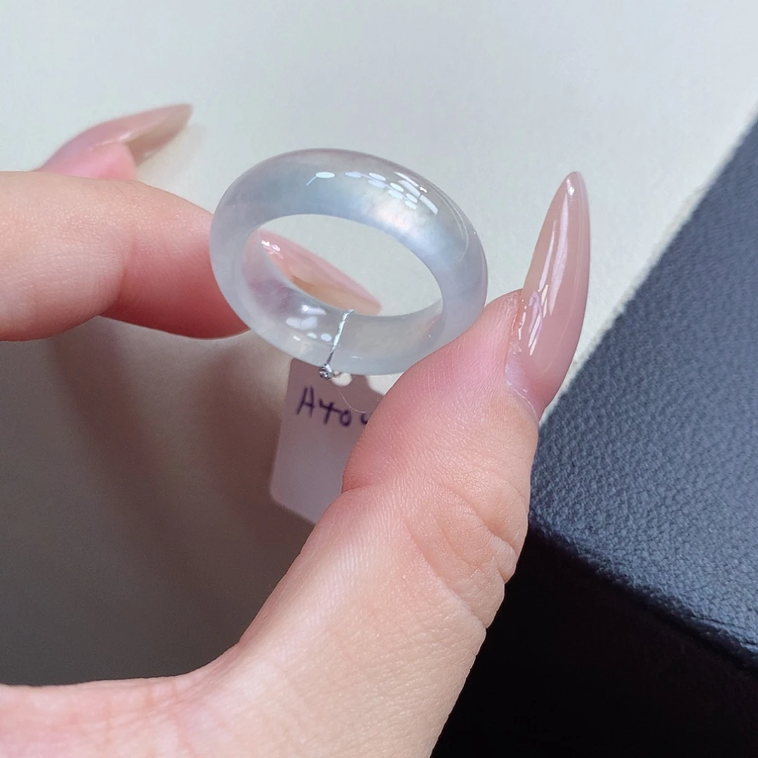 翡翠未镶嵌戒指17号