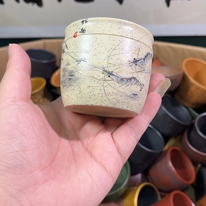 茶杯紫砂全手工紫砂主人杯