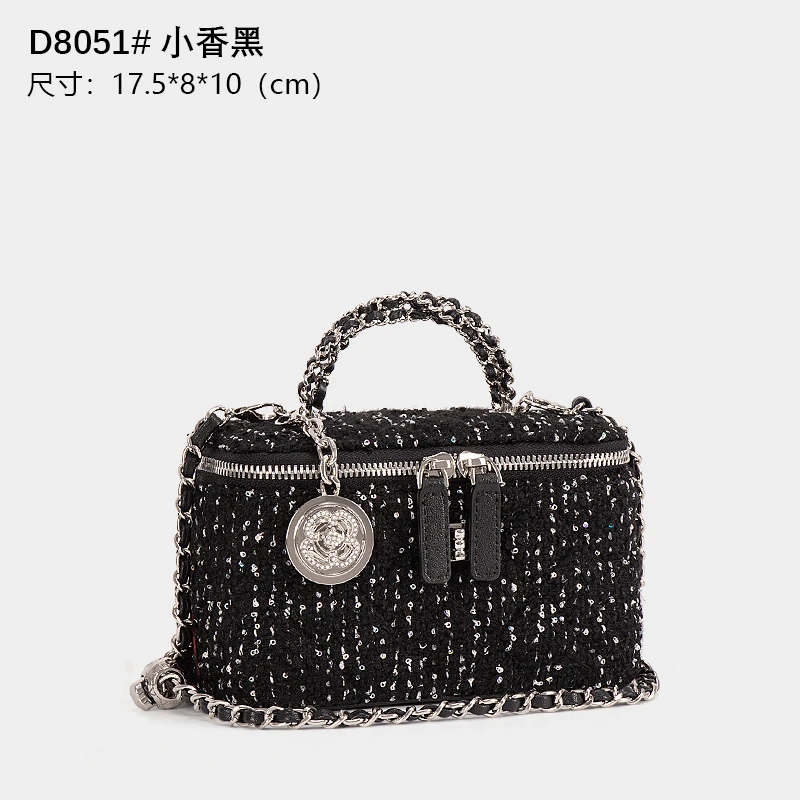 【YI CHEN】ZT-D8051-小香黑-高定轻奢时尚百搭潮流女士包包