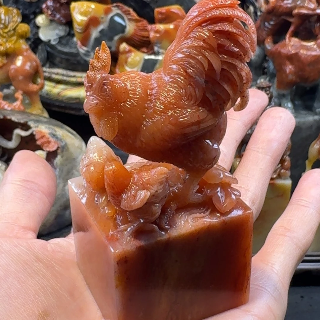寿山石手工艺作品 巧色巧雕