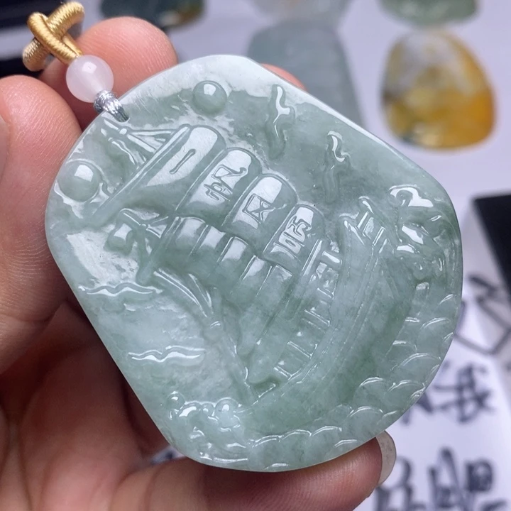 颈饰未镶嵌翡翠翡翠