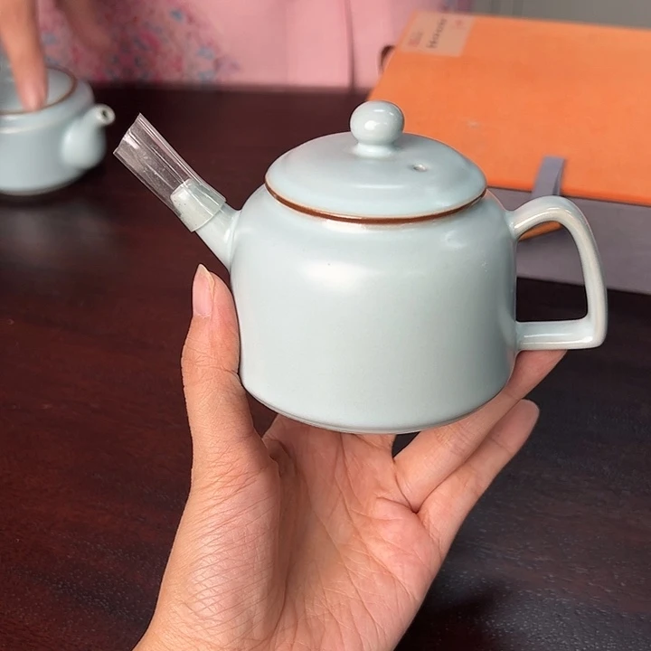 龙泉云间青瓷小米茶器