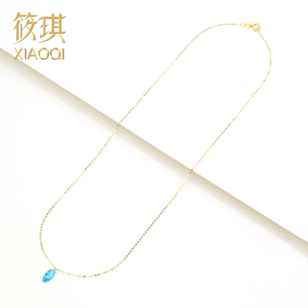 18K托帕石项链（1.2克拉）11318（Joyce娇姐）