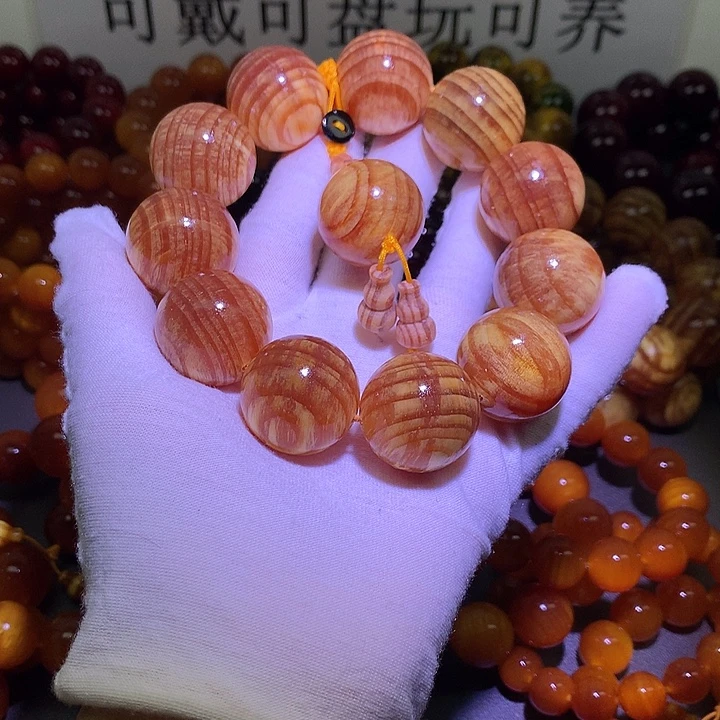 松木（琥珀木）手串/手链2.5 高货原生态