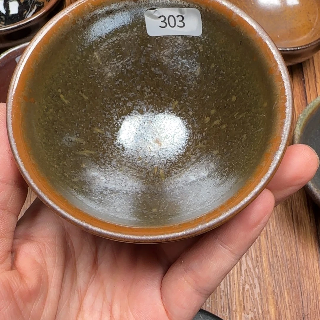波***子柴烧建盏茶盏茶杯303