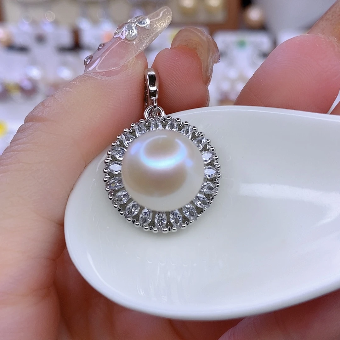 合金淡水珍珠颈饰