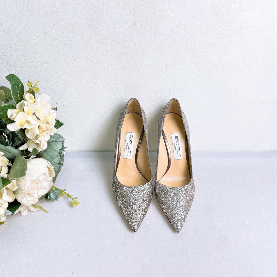 99新 JIMMY CHOO/吉米周 高跟鞋/38码/Xsp32127