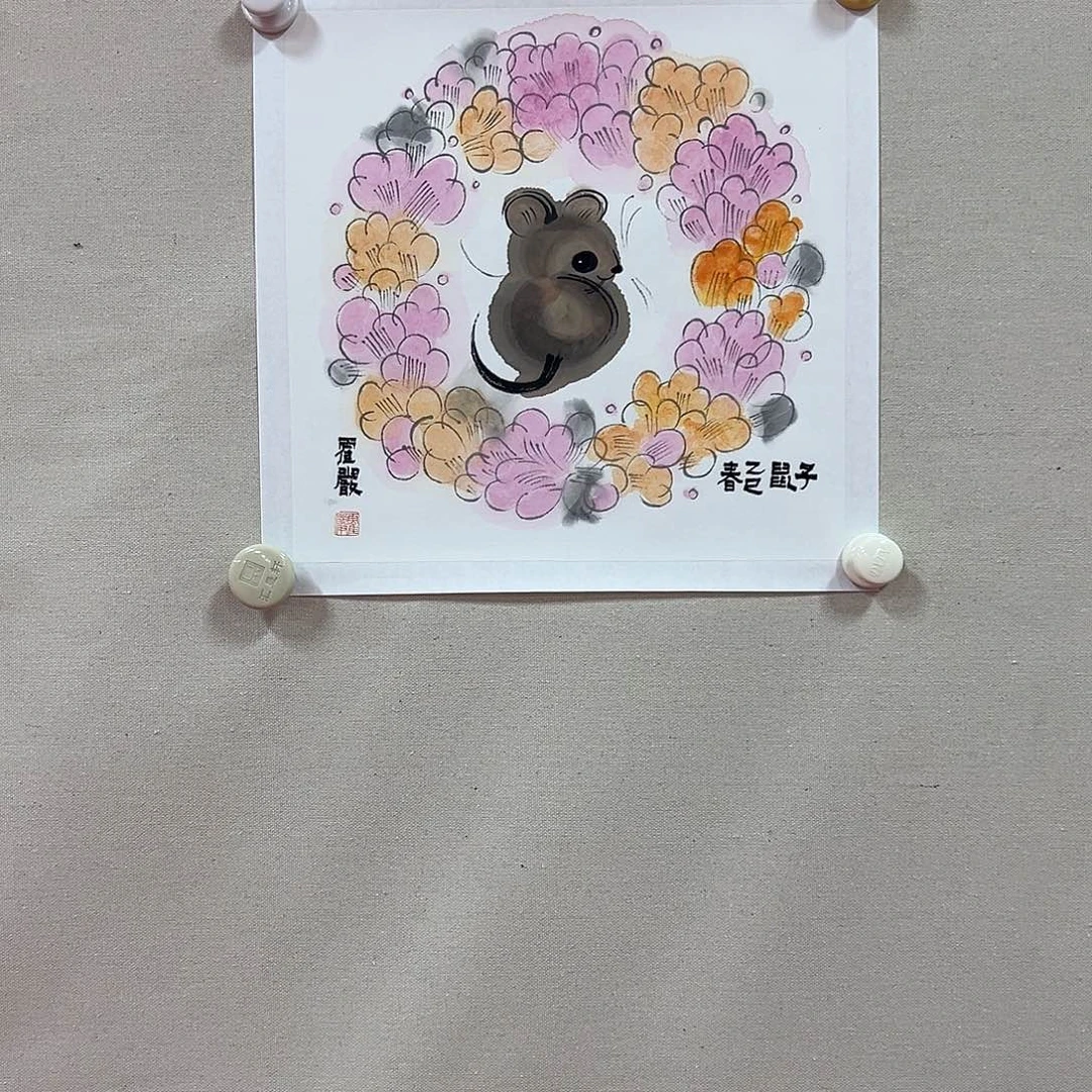 国画霍严艺术精品