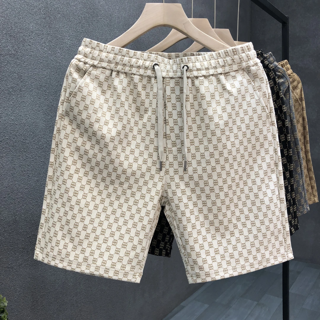 郎的进口品质高端轻奢休闲短裤男潮牌五分裤子2025夏季新款半截裤