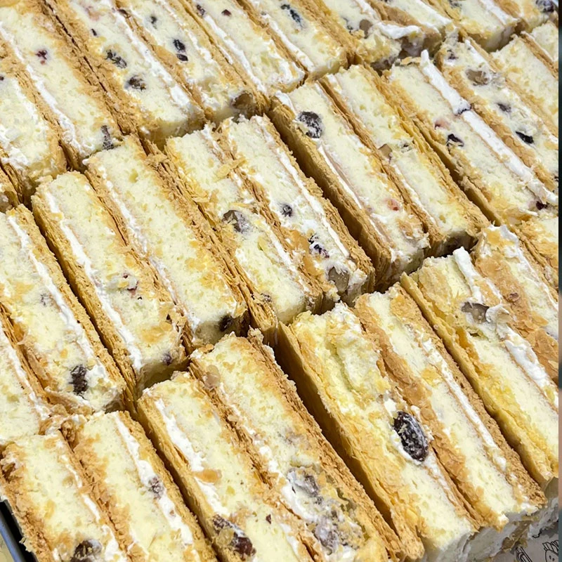 【无防腐剂】宫廷糕点拿破仑蛋糕千层酥夜间下午茶盒装便携充饥零食