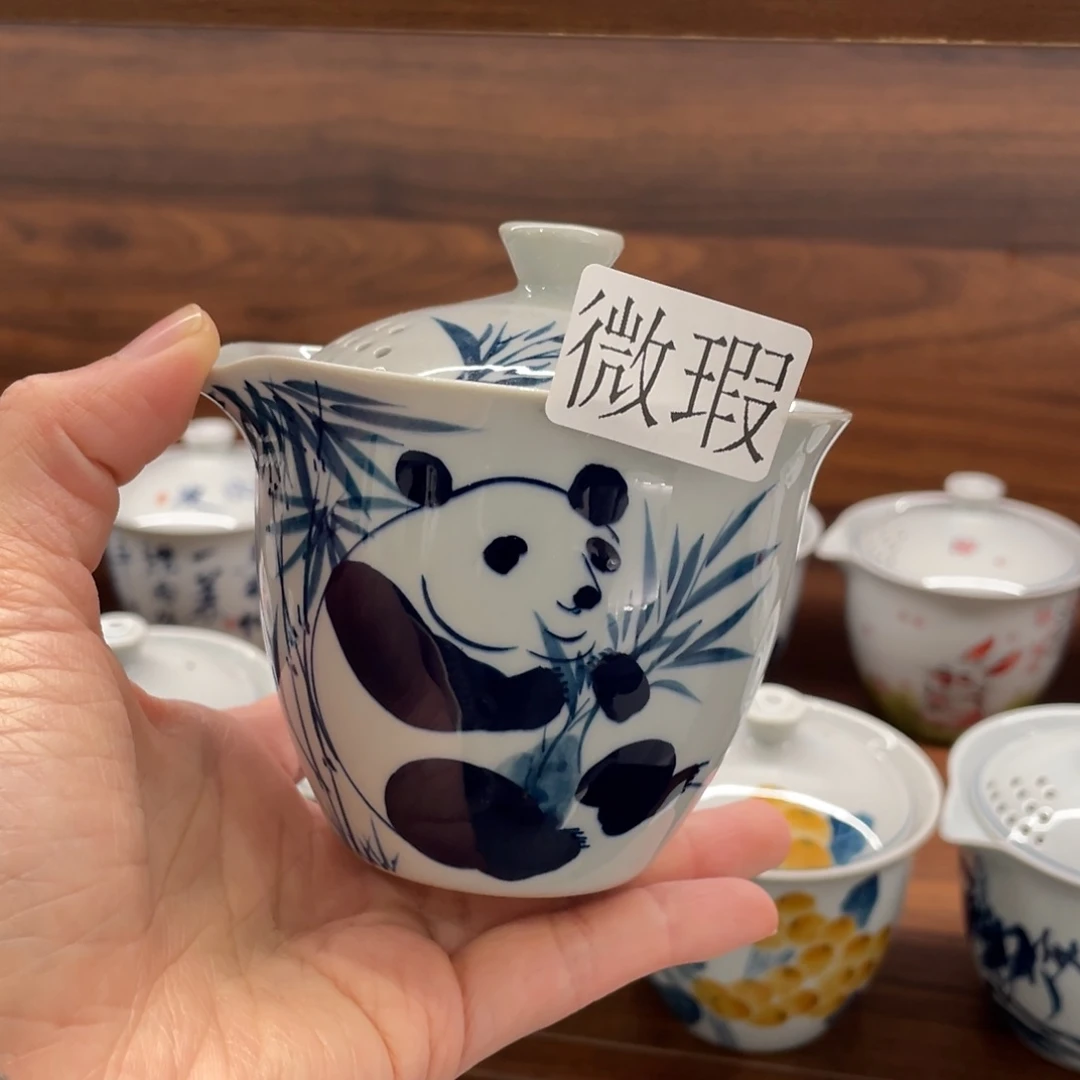 有瑕釉下彩纯手绘