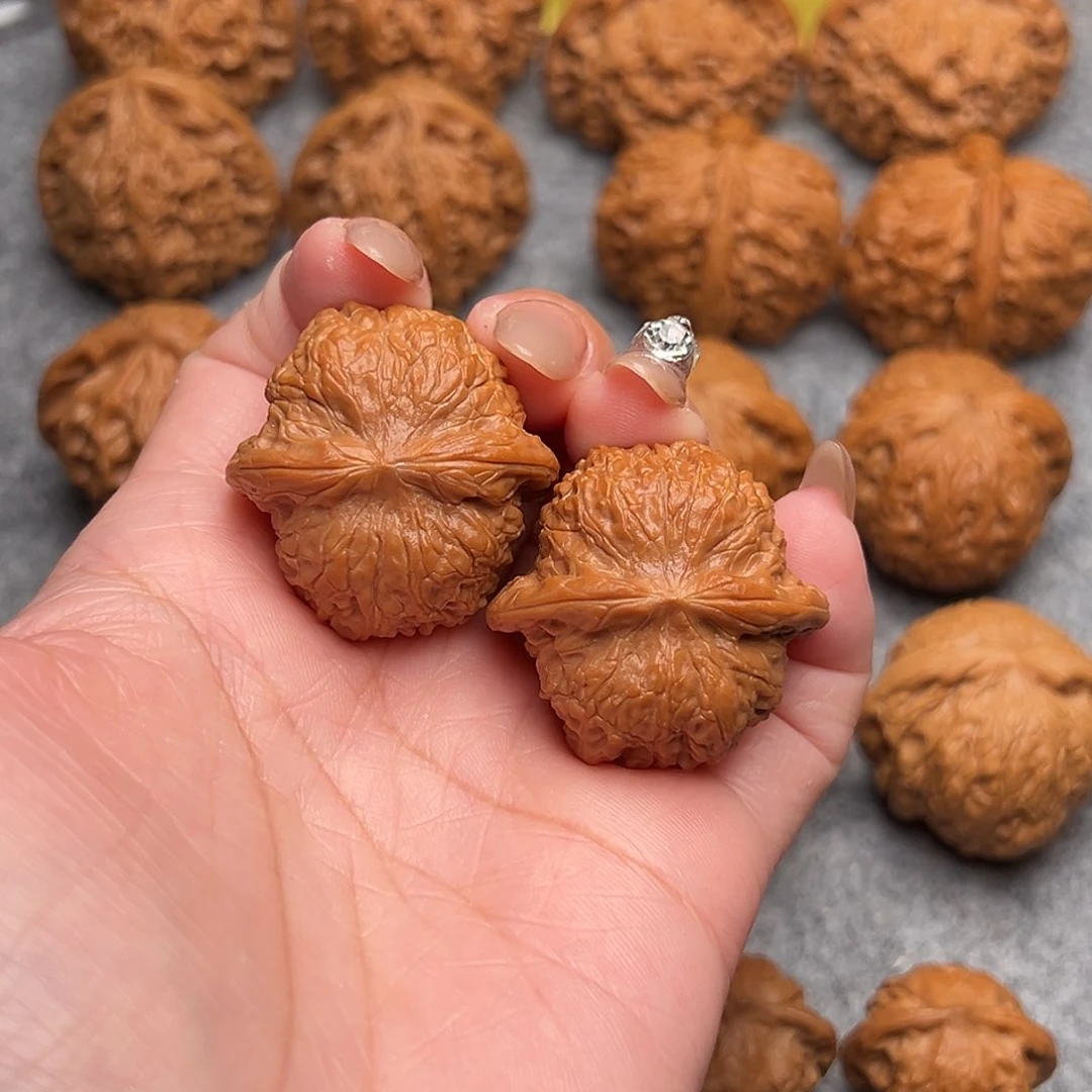 把件文玩核桃精品血麒麟35全品