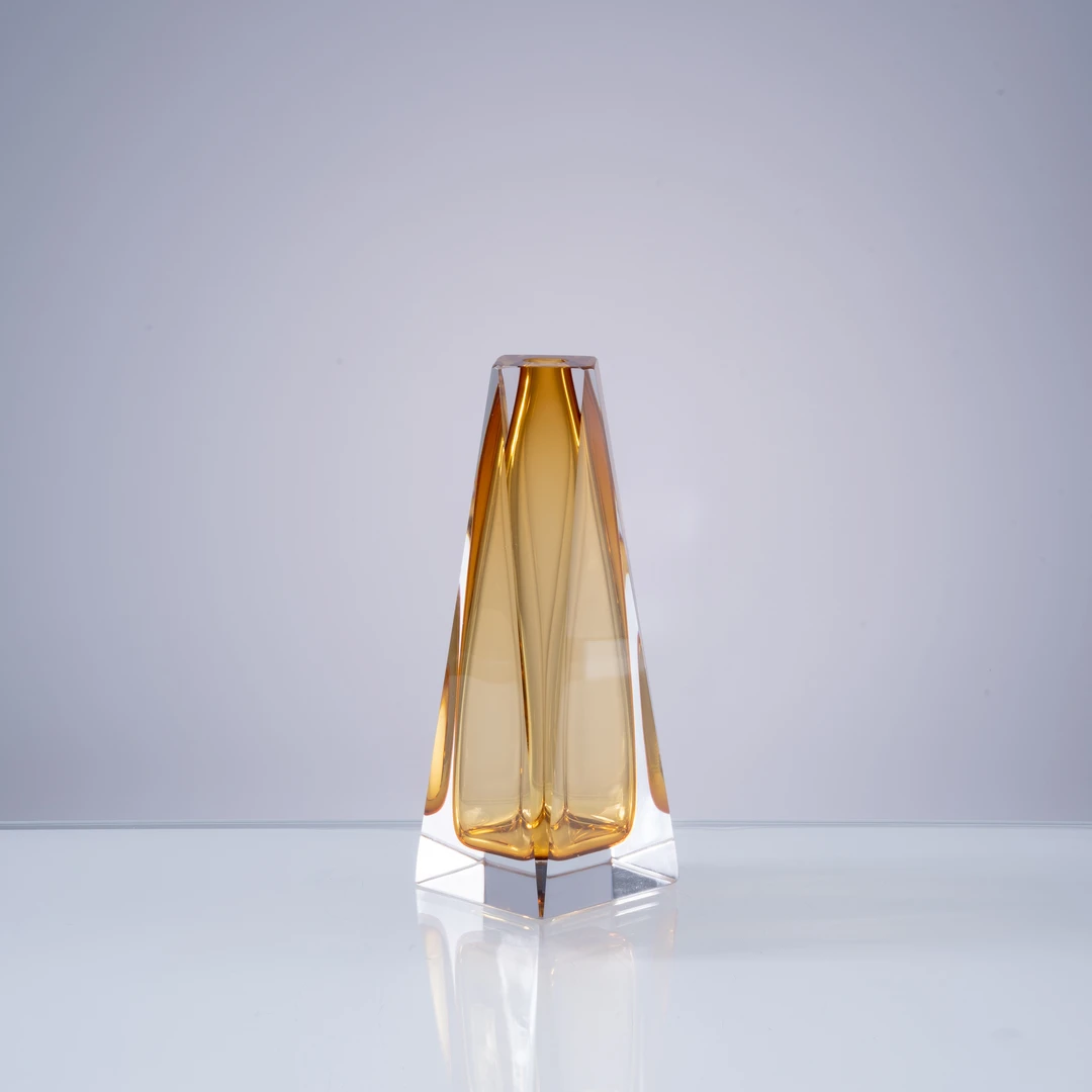 安桔美术馆【艺术琉璃花器】 现代主义轻奢创意纯手工艺术摆件