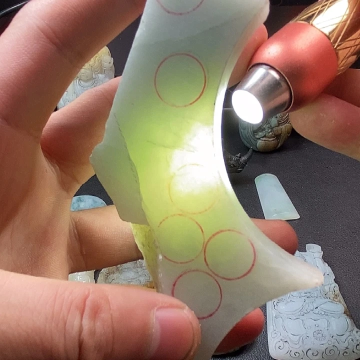 定制翡翠未镶嵌缅甸天然翡翠原石