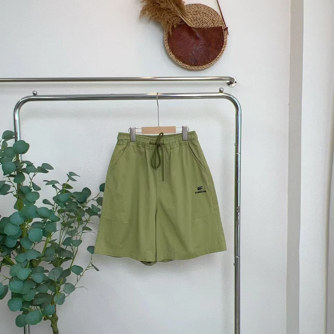 1310度绿色休闲中裤