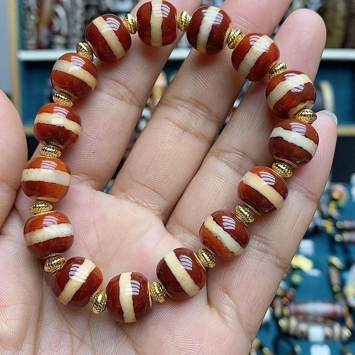 玛瑙/玉髓颈饰合金