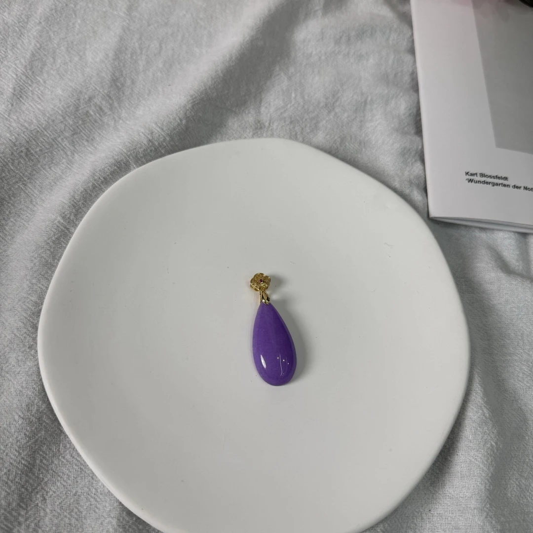 高定珠宝紫翡吊坠RX942S038