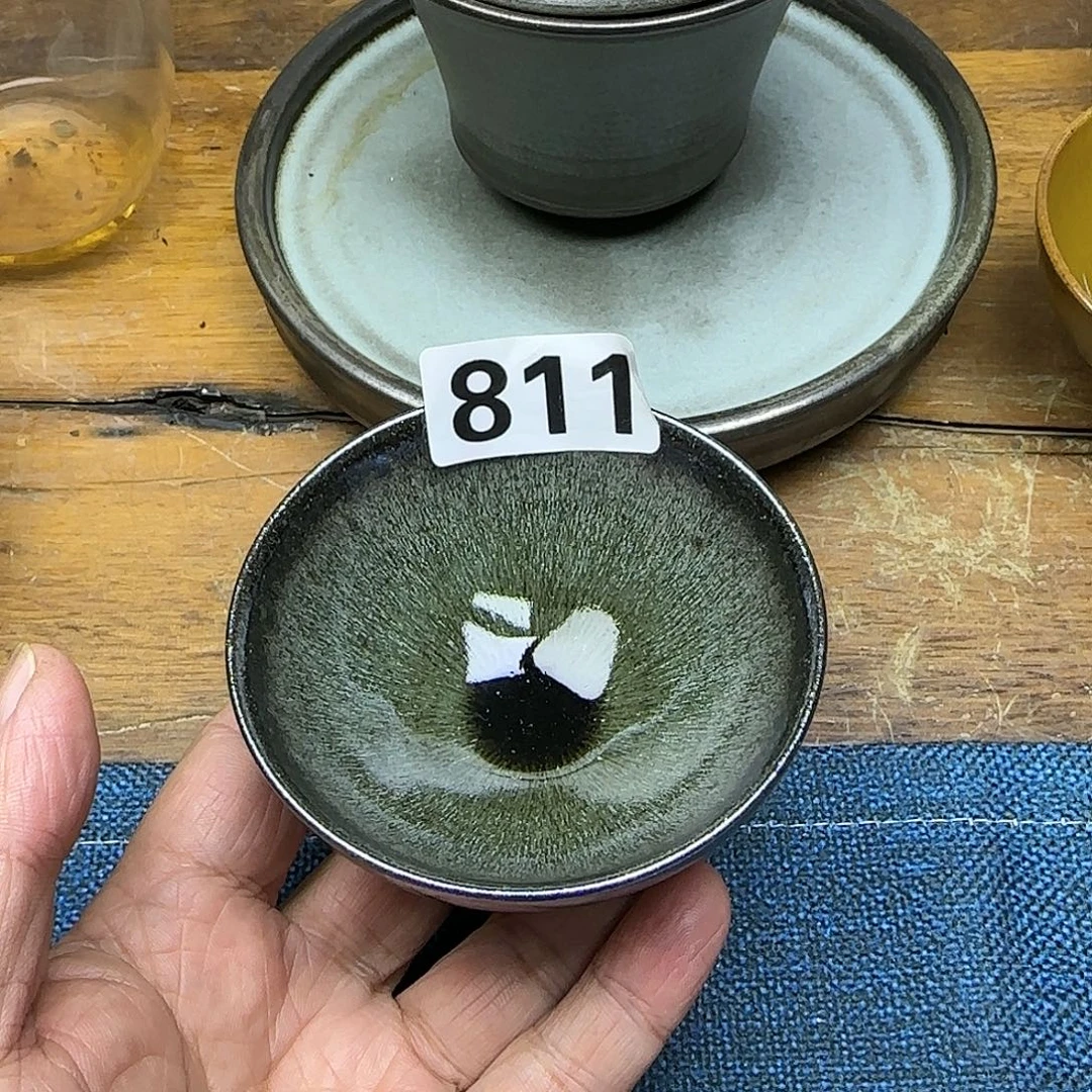 茶盏建盏杯建盏龙窑柴烧杯