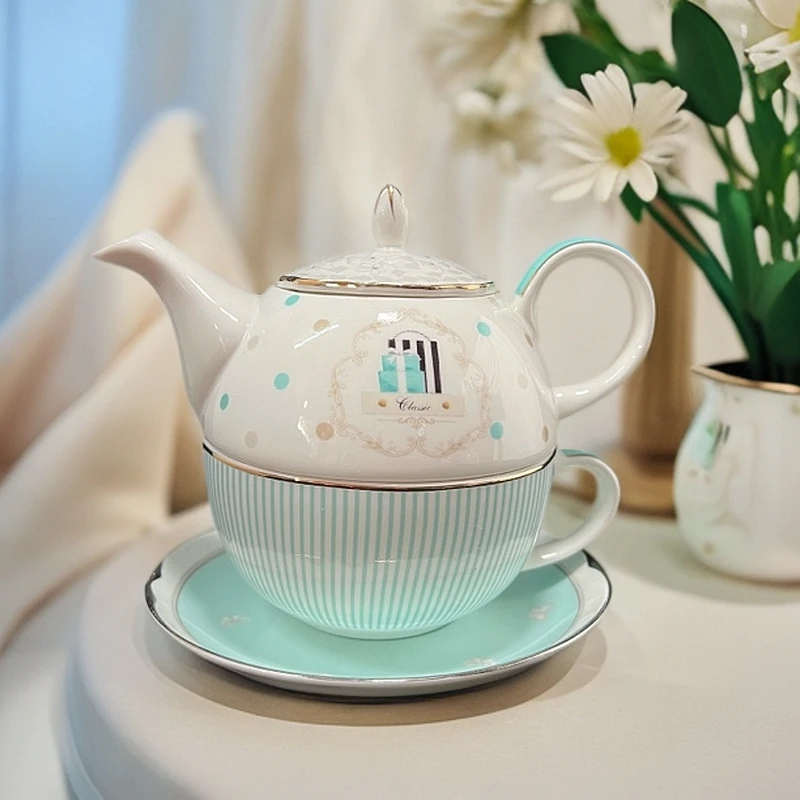 欧式陶瓷英式骨瓷子母泡茶壶家用咖啡茶杯套装