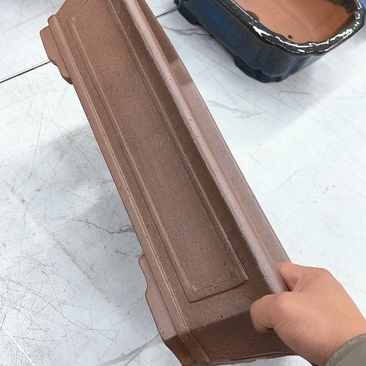 紫砂花盆永*紫砂的颜色很好看呀