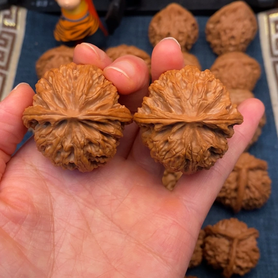 把件文玩核桃40全品球苹果