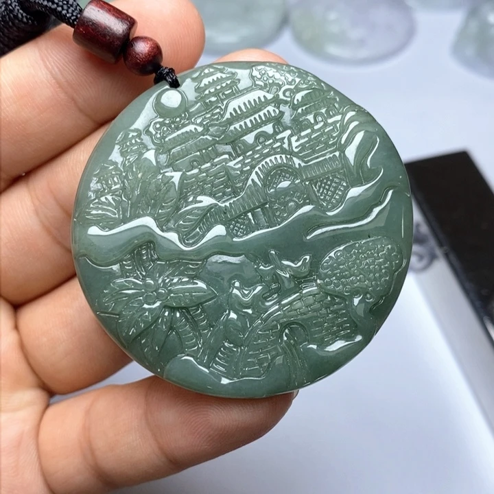 颈饰未镶嵌翡翠翡翠