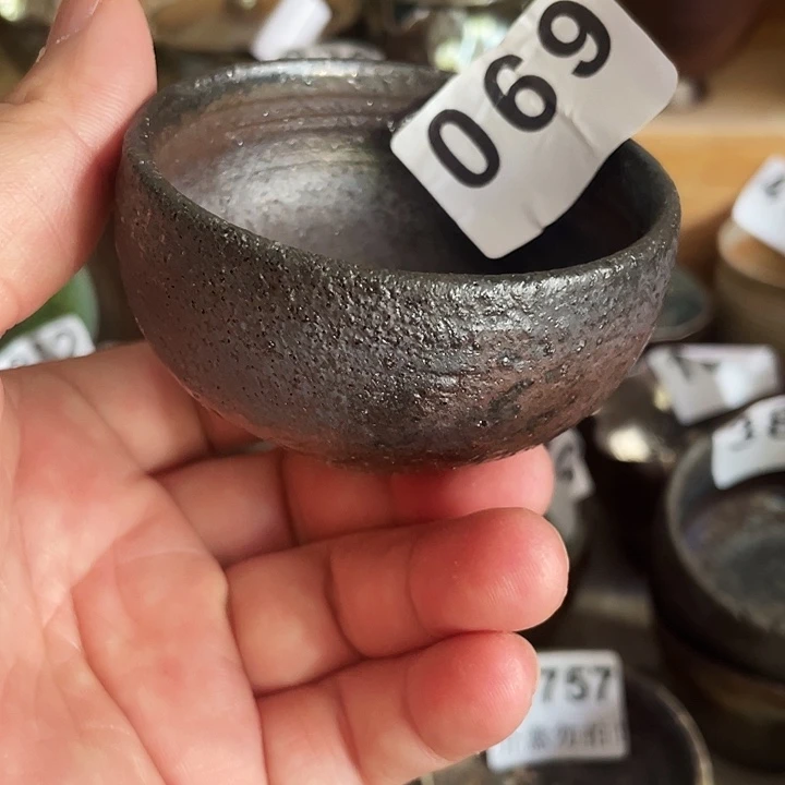 茶杯紫泥柴烧纯手工069