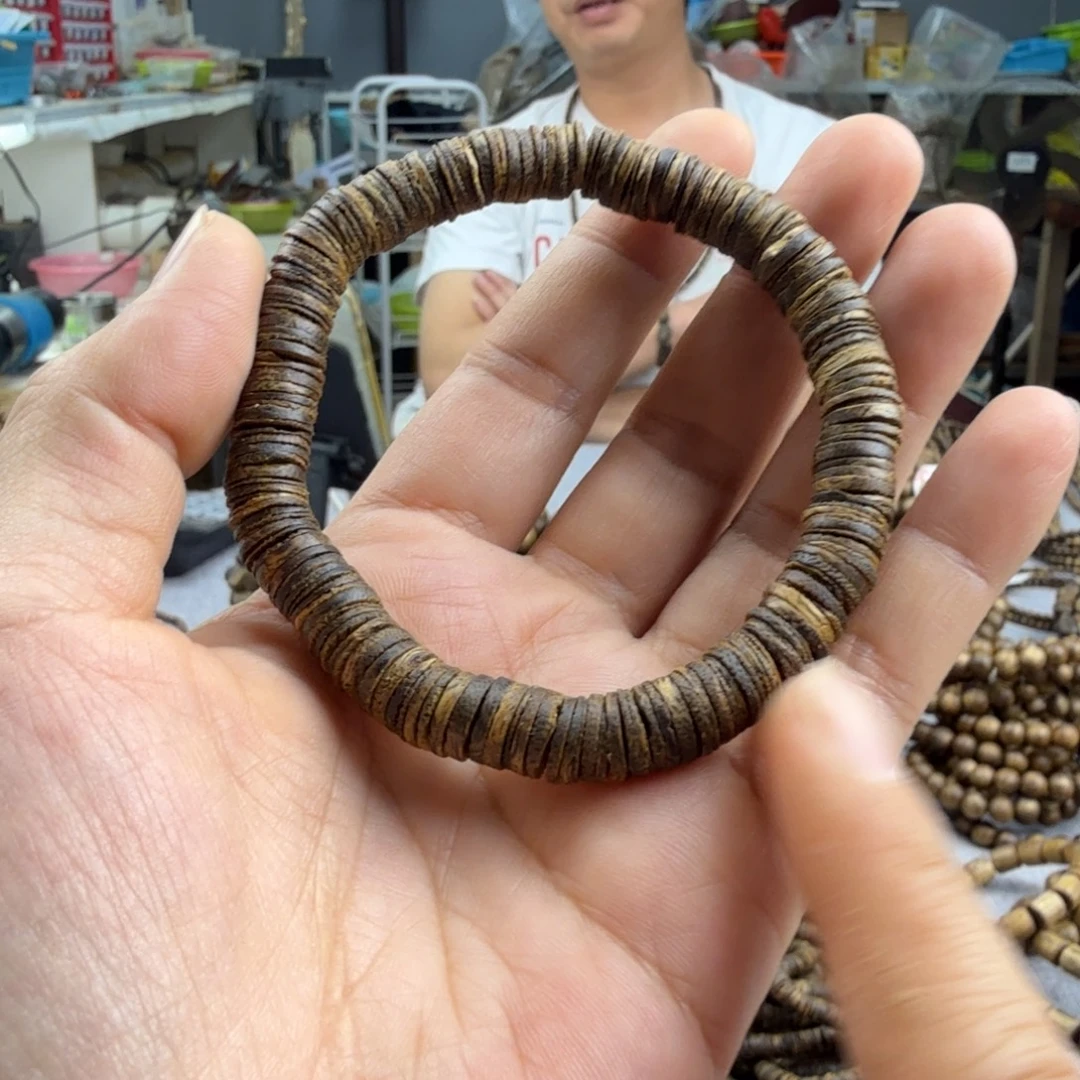 沉香香囊沉香08片珠沉水浮8.2克