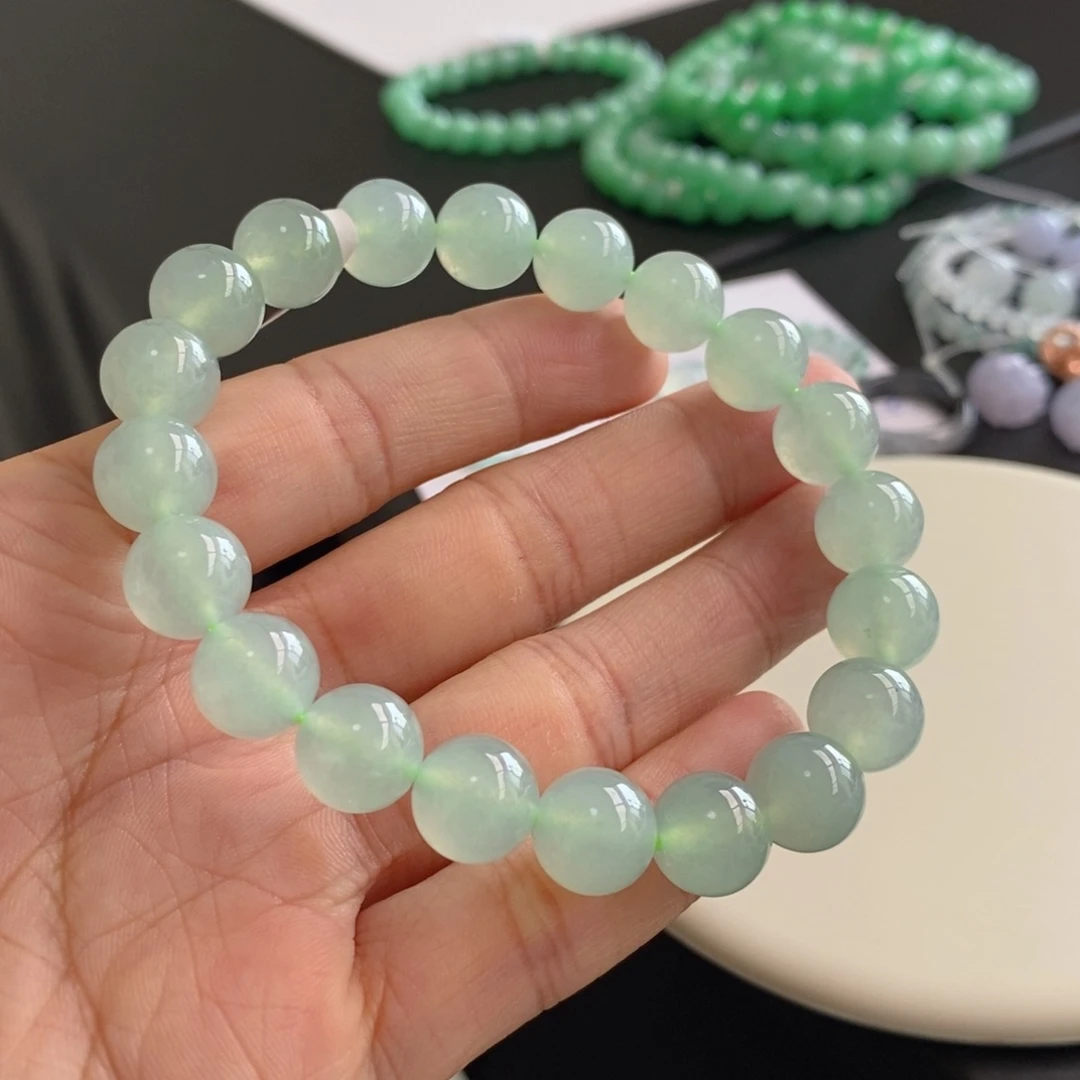 翡翠未镶嵌手链卡10