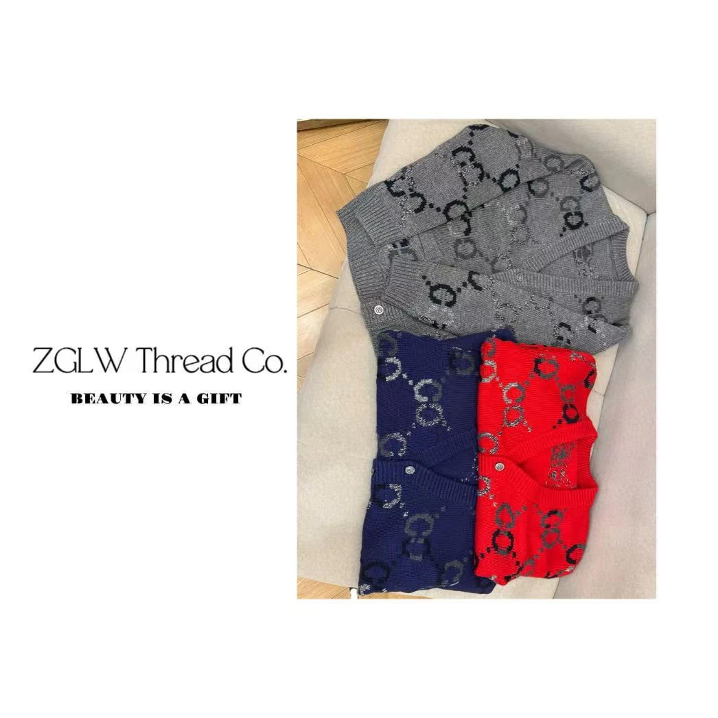 FW24 GG重工羊毛开衫
