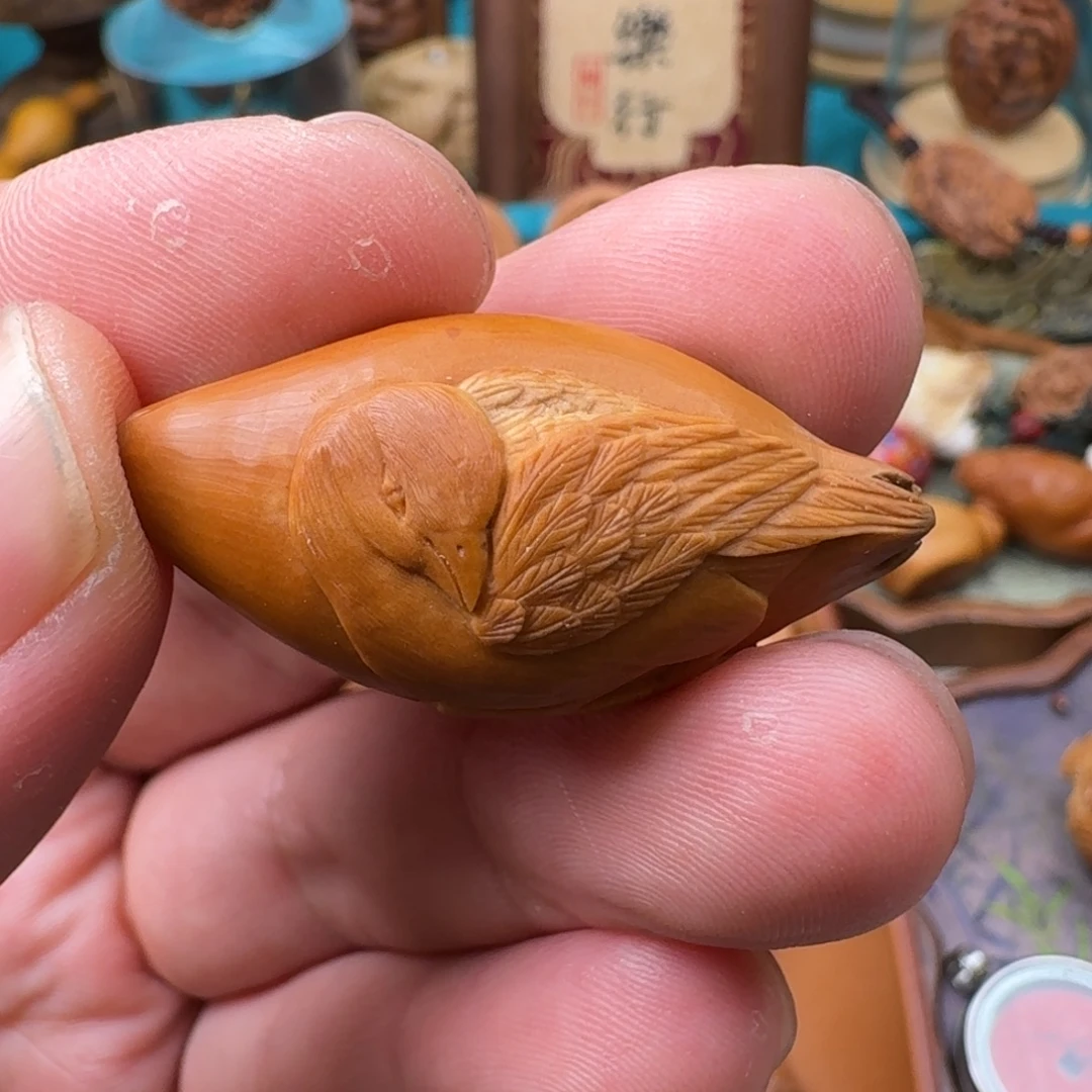 吊坠橄榄核核潮核雕手工制作材料