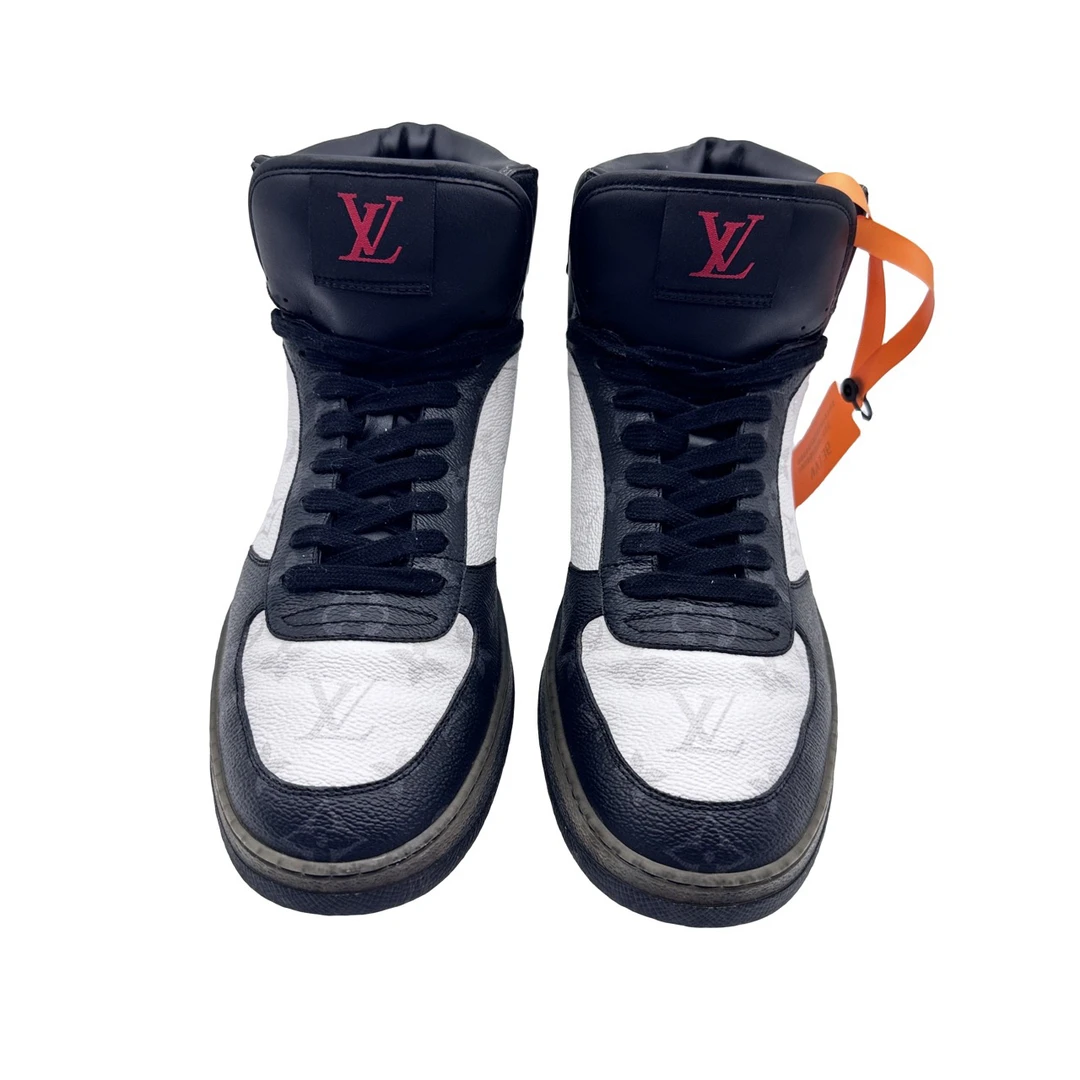 95新 LouisVuitton/路易威登 41.5码水晶底高帮板鞋96新vv136特价