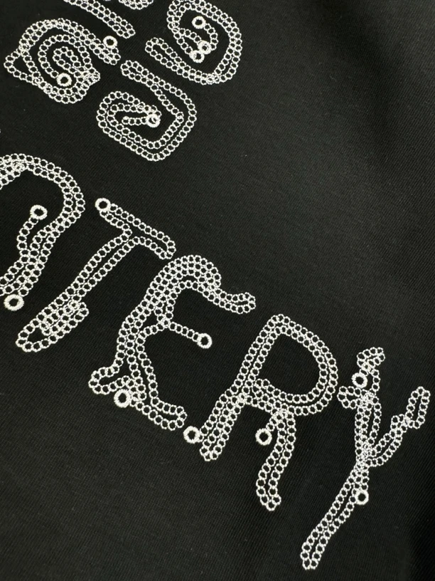 （奢/限定）奢侈老纪重工百灵达刺绣重工夏季时尚宽松ins欧美