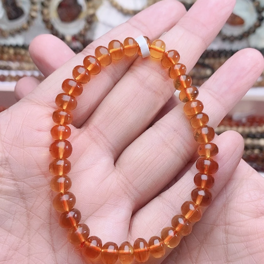 琥珀未镶嵌裸石7金