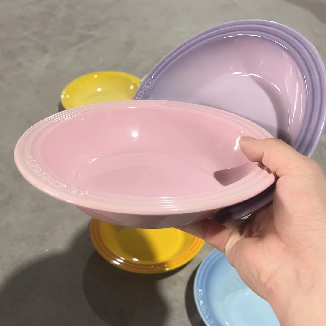 陶瓷 大餐前 马卡龙粉 浅紫