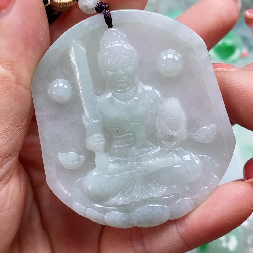 【闪购商品】翡翠颈饰未镶嵌天然翡翠A货不动尊