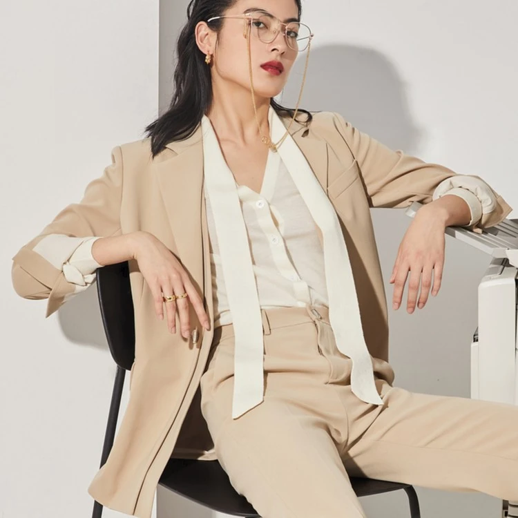 OBEG欧碧倩单件上衣西装西服外套休闲10423048