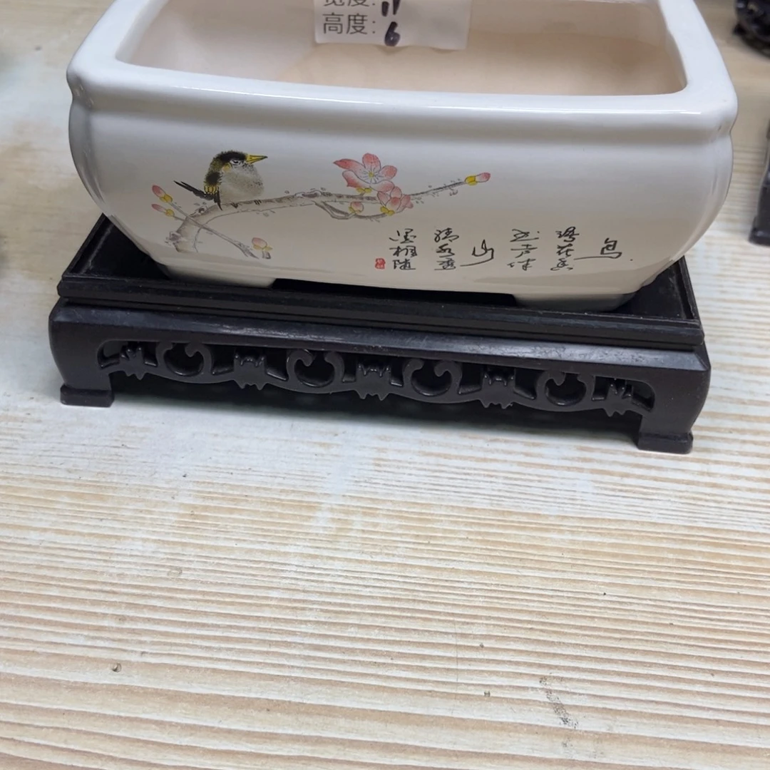 瓷片陶瓷花盆陶瓷艺术