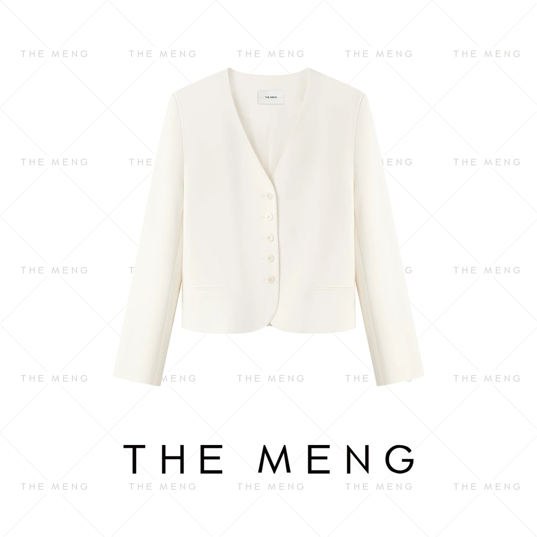 THE MENG【可可小姐】极简通勤优雅减龄显瘦小西装#M251C0012