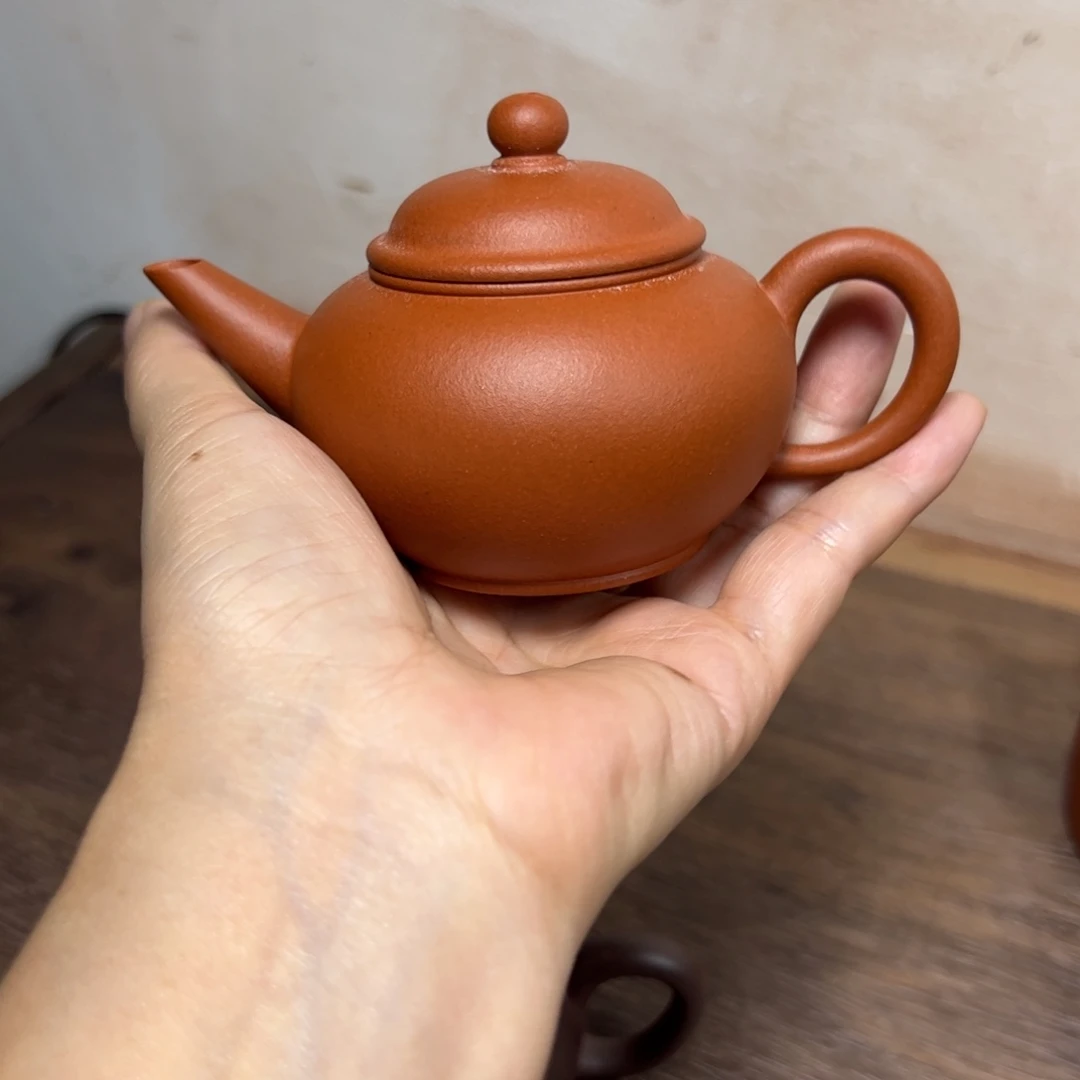 茶壶红泥老红泥水平115cc
