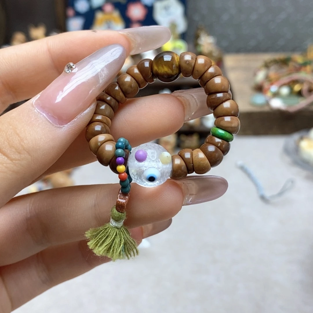 库克吊坠库克白水小怪兽手捻