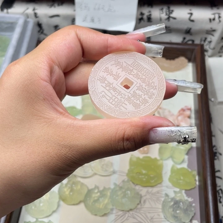 蛇纹石玉未镶嵌套链