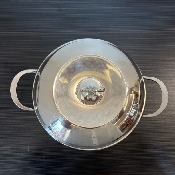 中式燃气灶韩式带盖锅汤锅中国风苹果汤锅