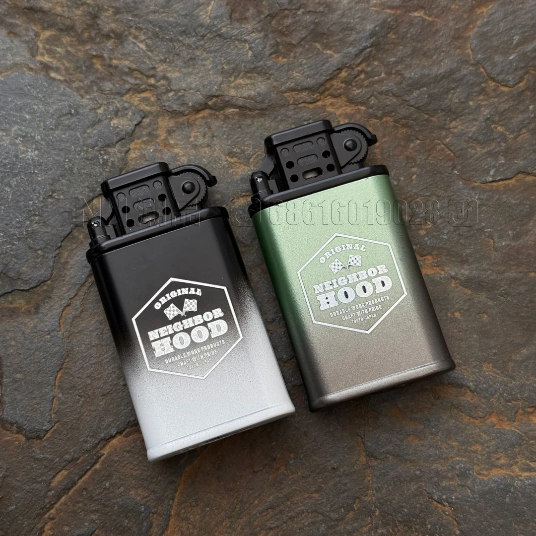 NH个性创意打火机防风打火机2025款合金渐变色充气打火机男士礼物