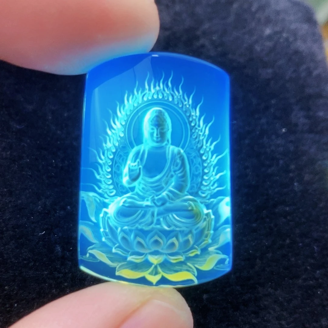 【闪购商品】蓝珀吊坠(不含链)未镶嵌