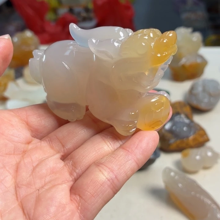 玛瑙/玉髓未镶嵌吊坠(不含链)